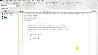 C++ to find Perfect numbers between 1 to 1000