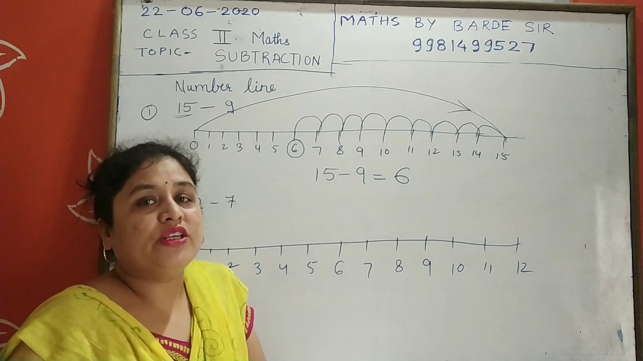 Class 2 Subtraction Part 1 Youtube