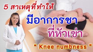 ต้องรู้ !! 5  สาเหตุที่ทำให้มีอาการชาที่หัวเข่า | Knee numbness | พี่ปลา Healthy Fish