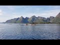 padletur med arctic sea kayak race i Øksnes vestbygd