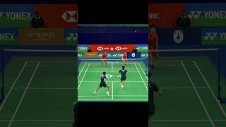 Wang/Liang (CHN) vs Kim/Seo (KOR) | CRAZY SHOT #badminton #yonexsunriseindiaopen2025