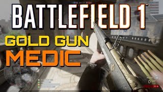 Battlefield 1: Gold Gun Medic - 56 Kills on Ballroom Blitz (PS4 PRO Multiplayer Gameplay)