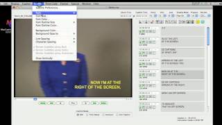 MacCaption - Tutorial Subtitling Basic
