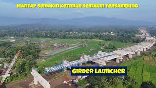 MANTAP ‼️ PEMASANGAN BALOK GIRDER TOL JOGJA BAWEN AKAN TERSAMBUNG