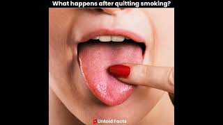 सिगरेट छोड़ने के बाद क्या होता है? 😱 | What happens after quitting smoking | #shorts