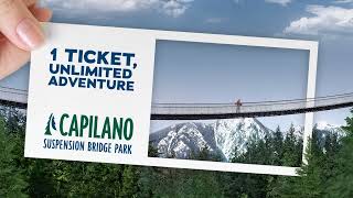 Capilano Suspension Bridge Park - 1 Ticket, Unlimited Adventure