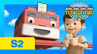 Titipo Titipo S2 l Los viejos vagones de Diesel l Trenes para niños l Titipo Español