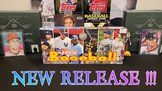 NEW RELEASE!!! 2022 Topps Heritage Hobby Box