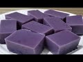 Cara membuat Agar-agar Ubi Unggu | Creamy Purple Sweet Potato Jelly Recipe