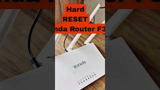 Reset Tenda F3 | How To Reset Tenda Router | Tenda F3 Reset #tenda