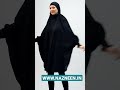 nazneen ready to wear instant long khimer hijab jilbab shorts