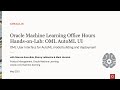 Hands-On Lab using Oracle Machine Learning AutoML UI on Autonomous Database