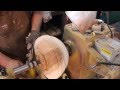 Natural Edge Bowl Part 1 :    Turning the outside