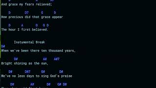 Amazing Grace,  Allen Jackson,. chords and lyrics