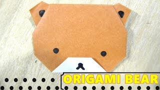 EASY ORIGAMI for kids [BEAR]