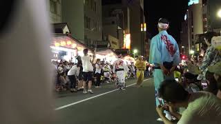 総踊りの前はレレレの連 20180813