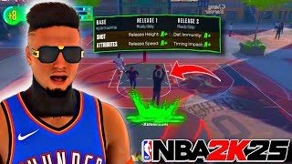 BEST JUMPSHOT ON NBA 2K25 CURRENT GEN…🤯(AUTOMATIC GREEN)