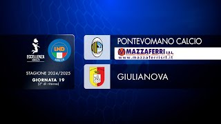 Eccellenza Abruzzo 19° giornata | Pontevomano - Giulianova (0-3)