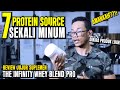 7 Sources of Protein in ONE DRINK!!! Review of The Infinity Whey Blend Pro Gym Fitness Supplement