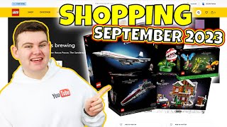 I'm STILL not buying new LEGO sets...  | September 2023 LEGO Shop Online Vlog