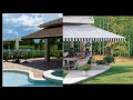 patio awning and furniture design