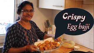 Egg Bajji Recipe In Telugu||క్రిస్పీ ఎగ్ బజ్జి|| కోడి గుడ్డు Pakoda||Egg Bonda|| Evening snack bajji