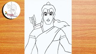 How to Draw Shri Ram | Easy Drawing | God Ram Drawing with Pencil