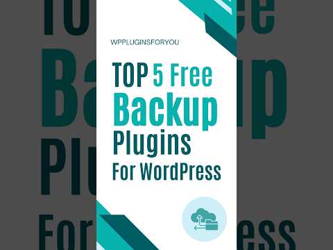 The 5 best free backup plugins for WordPress #shorts #wordpresstutorial