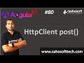 HttpClient post in Angular 19 | HttpClient get in Angular |  Angular 19 Tutorials in Hindi