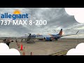 Flying Allegiant Air's Brand New 737 Max 8-200 | SFB-EVV