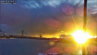 The holidays are over for some. Oh, to be a student again. This is Sydney Harbour Australia LIVE