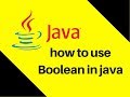 5.1 how to use Boolean in java