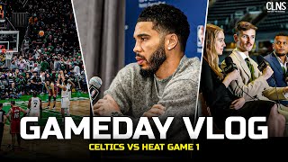 BEHIND THE SCENES: Celtics vs Heat Game 1 | Gameday VLOG Ep. 1