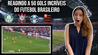 ALEMÃ REAGE A 50 GOLS INCRÍVEIS DO FUTEBOL BRASILEIRO
