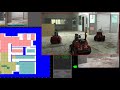 A real-world simulation of a single-human multiple-robot system for urban search and rescue