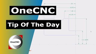 OneCNC Align Dimensions  - Tip 330