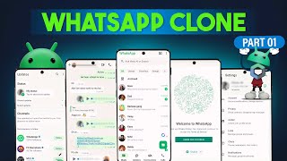 WhatsApp Clone in Android Studio #01 | Splash & Welcome Screen | Android Studio Jetpack Compose