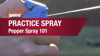 Pepper Spray 101 - Practice Spray