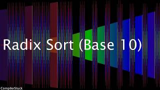 RADIX SORT (LSD) Base 10