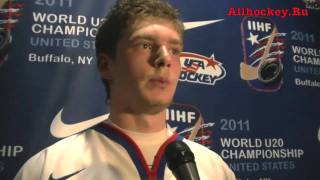 Evgeny Kuznetsov. Post-Game Interview. 02 01 2010. Allhockey.Ru