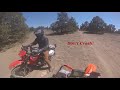 riding a ktm 500 exc and an xr650l