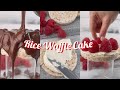 Rice Cake - Easy Healthy Snack Recipe - cheese cake rice cake with raspberries