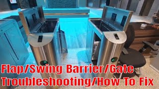 ZKTeco || zkteco Flap / Swing Barrier / Gate Troubleshooting || How To Fix