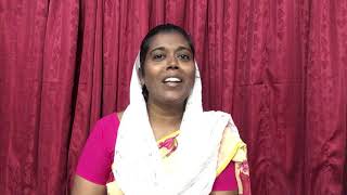 The presence of God Short message by Sis. Nancy தேவப்பிரசன்னம் சகோதரி நான்சி அவர்களின் செய்தி