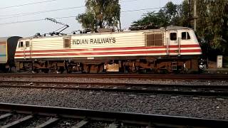 2nd fastest and sponsored shatabdi making amazing track sound with ABB wap5