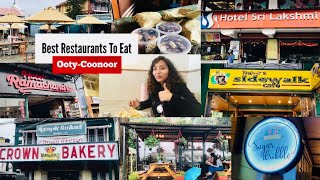 7 Places to Eat in Ooty/Coonoor | #bestplacetoeat | #Ooty Special Varkey | South India Tour 2022