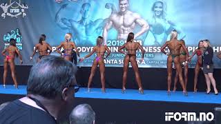 Junior Women's Bikinifitness 16-20 Years Open - European Championships 2019