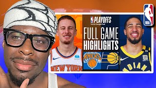 LIVE REACTION FOR CRAZY ENDING | #2 KNICKS at #6 PACERS | FULL GAME 3 HIGHLIGHTS | May 10, 2024
