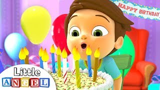 Joyeux Anniversaire | Happy Birthday in French | Chanson par Little Angel - Français