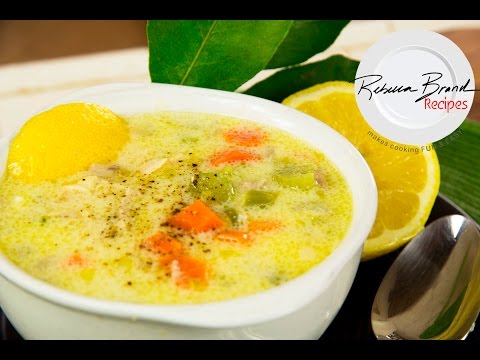 Greek Lemon Chicken Soup Recipe : Avgolemono Greek Lemon Chicken Soup Recipe : Avgolemono